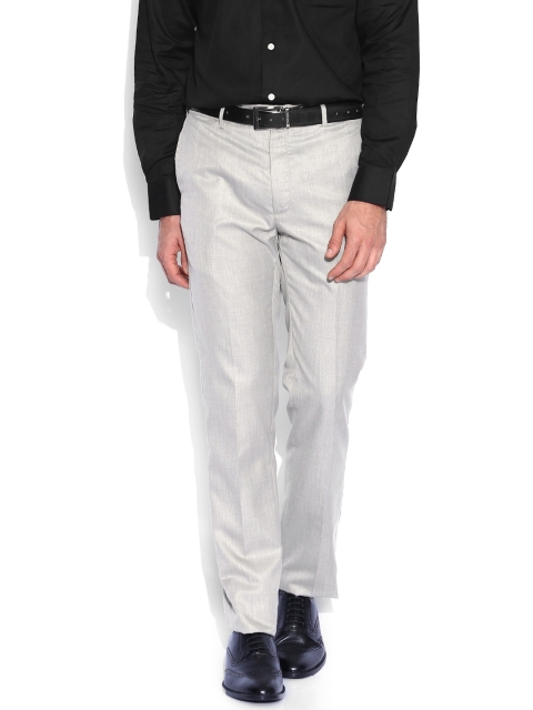 

Arrow Beige Tapered Fit Formal Trousers