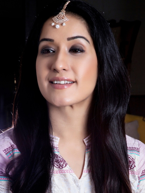 

Rubans Women Gold-Plated White CZ-Studded Maang Tikka