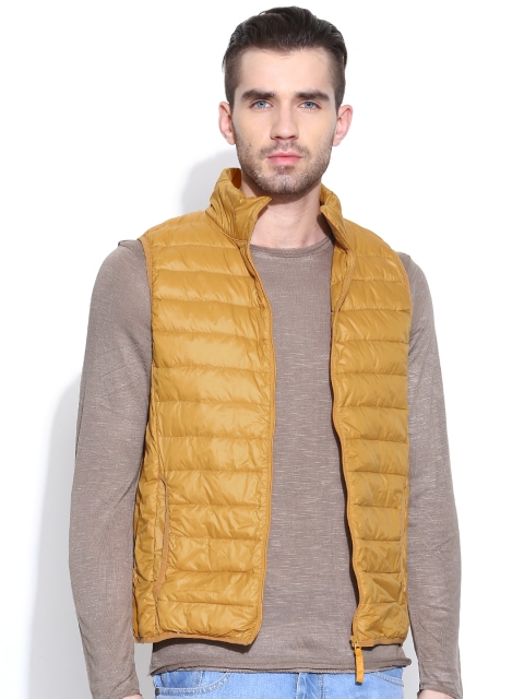 

Blackberrys Mustard Yellow Sleeveless Jacket
