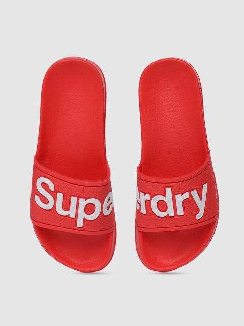 

Superdry Women Red Printed Sliders