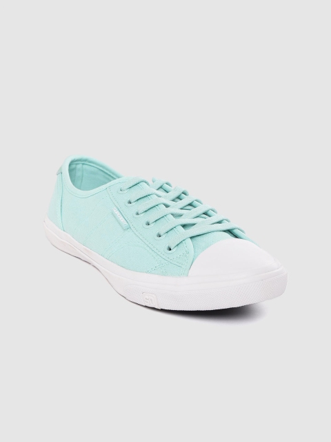 

Superdry Women Sea Green Solid Sneakers