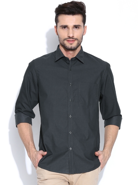 

Blackberrys Charcoal Grey Slim Smart Casual Shirt