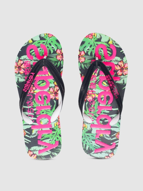 

Superdry Women Multicoloured Printed Thong Flip-Flops, Multi