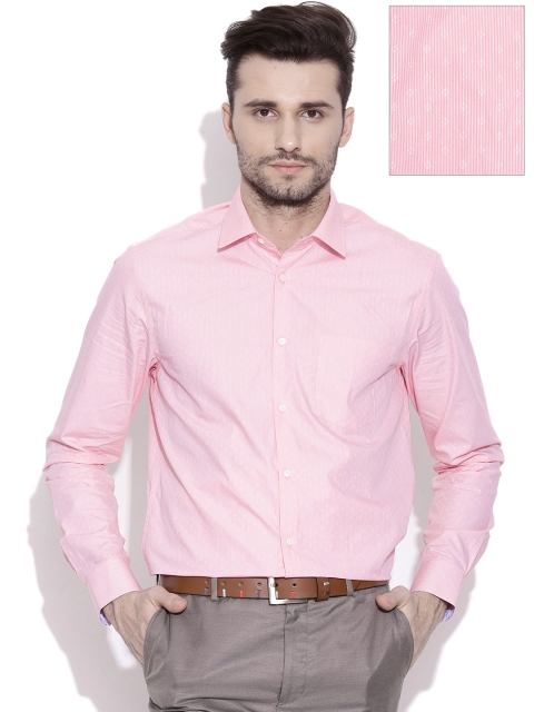 

Blackberrys Pink Pinstriped Slim Formal Shirt