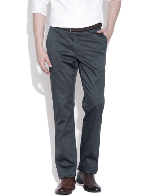 

Blackberrys Charcoal Grey Sharp Fit Formal Trousers