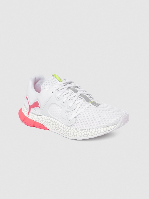 

Puma Women White Hybrid Sky Training or Gym Shoes