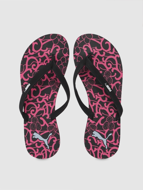 

Puma Women Black Ribbons v3 Thong Flip-Flops