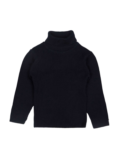

MeeMee Unisex Navy Blue Striped Sweater