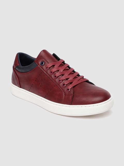 

U.S. Polo Assn. Men Maroon VALIENTE Sneakers