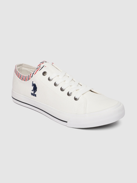 

U.S. Polo Assn. Men Off-White Sneakers