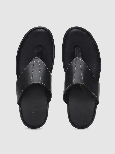 

Arrow Men Black Solid Thong Flip-Flops