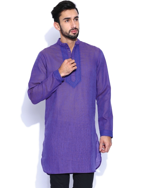 

Freehand Purple Kurta