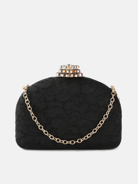 

DressBerry Black Lace Box Clutch