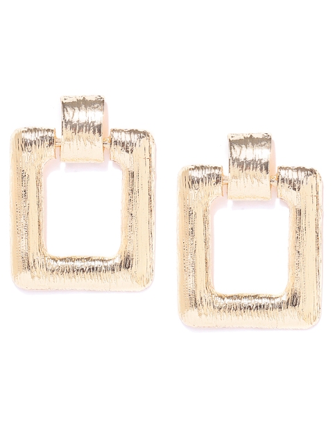 

Jewels Galaxy Gold-Plated Square Drop Earrings