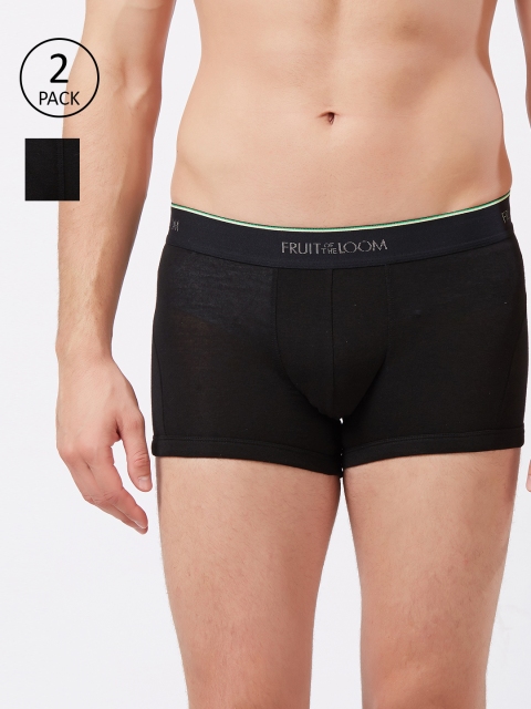 

Fruit of the Loom Pack of 2 Trunks MTR06-N-2P-C3, Black