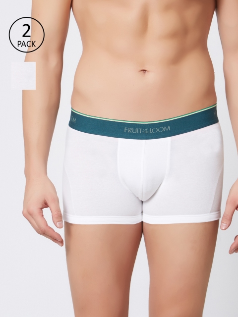 

Fruit of the Loom Pack of 2 Trunks MTR06-N-2P-C2, White