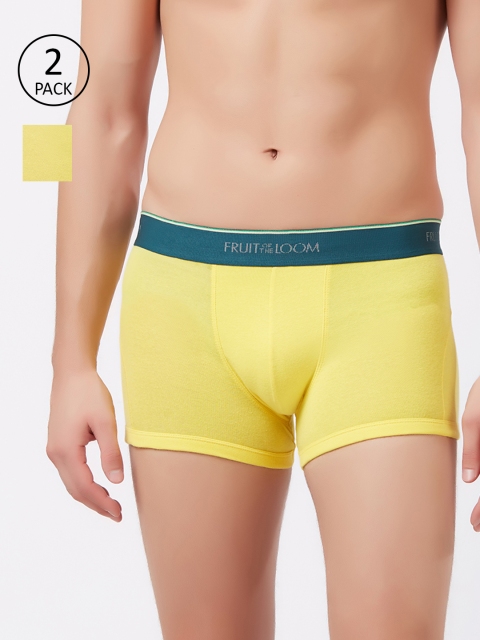 

Fruit of the Loom Pack of 2 Trunks MTR06-N-2P-C5, Yellow