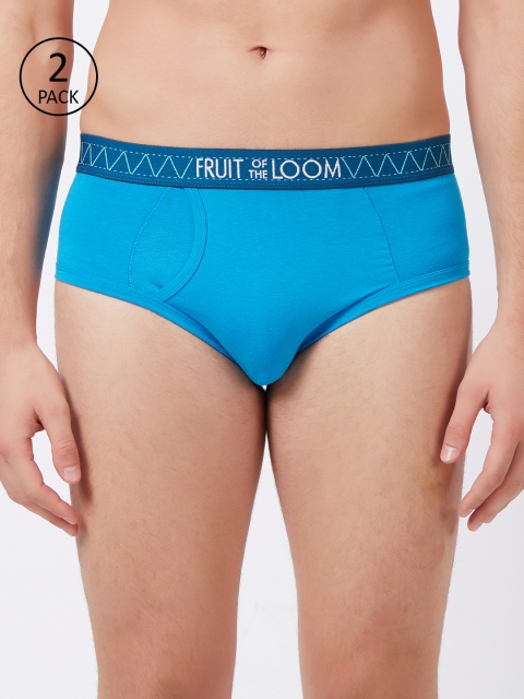 

Fruit of the Loom Men Pack of 2 Briefs MHB12-N-2P-C2, Blue