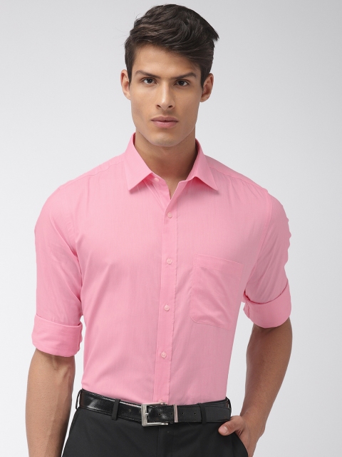 

Raymond Men Pink Slim Fit Solid Formal Shirt
