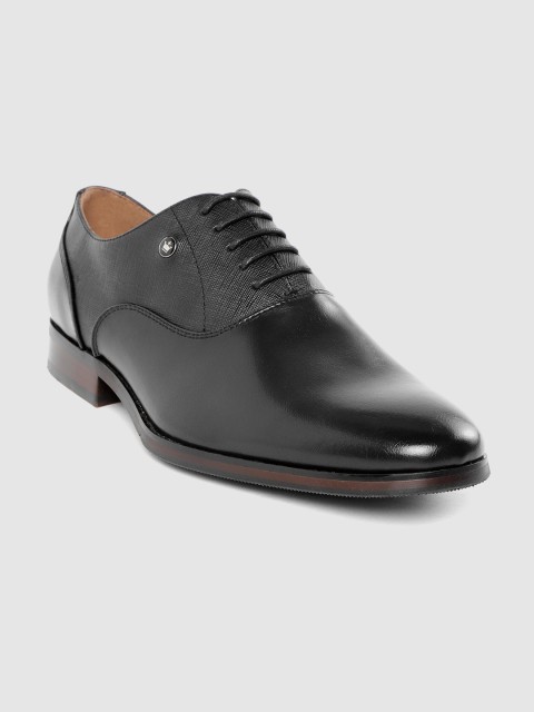 

Louis Philippe Men Black Leather Formal Oxfords