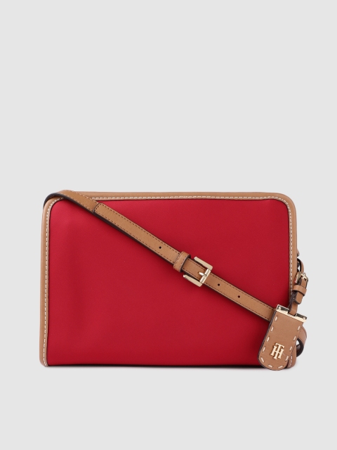 

Tommy Hilfiger Red Solid Sling Bag