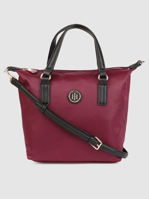 

Tommy Hilfiger Purple Solid Handheld Bag