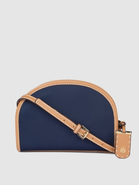 

Tommy Hilfiger Blue Solid Sling Bag