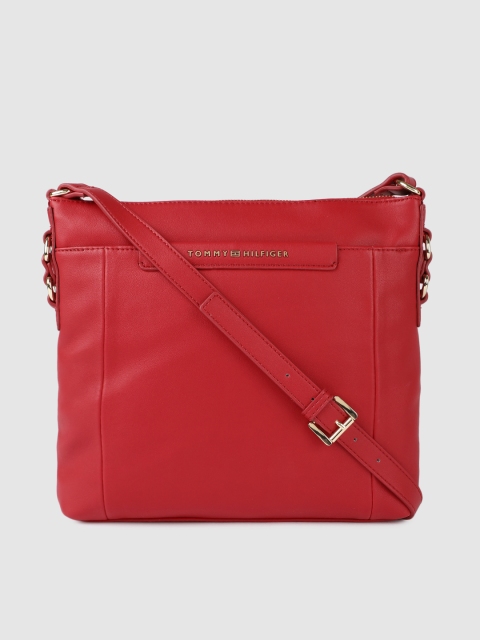

Tommy Hilfiger Red Solid Sling Bag