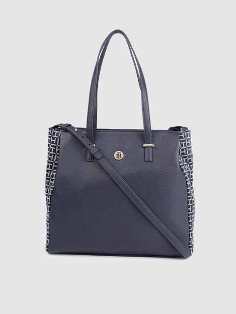 

Tommy Hilfiger Navy Blue Printed Shoulder Bag