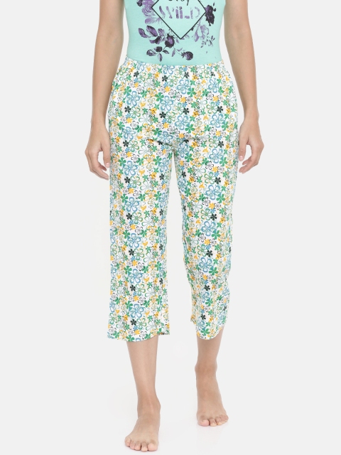 

zebu Women Blue & White Printed Regular Fit Capris 299_1ZW_CCC_PRI_PET_XL