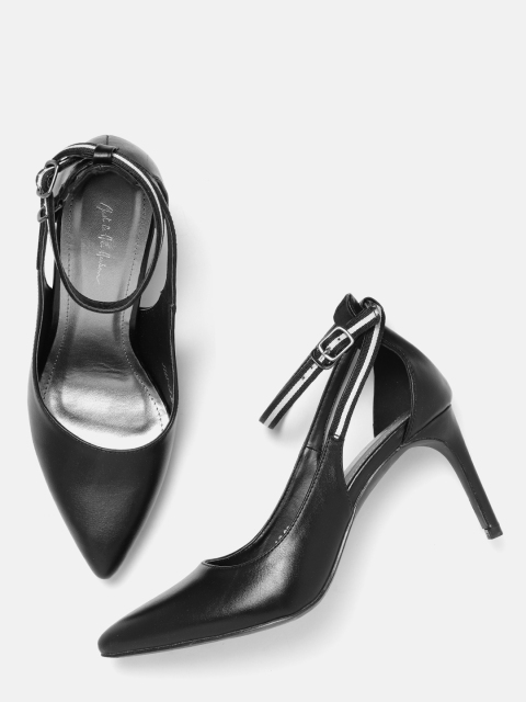 

Mast & Harbour Women Black Solid Pumps