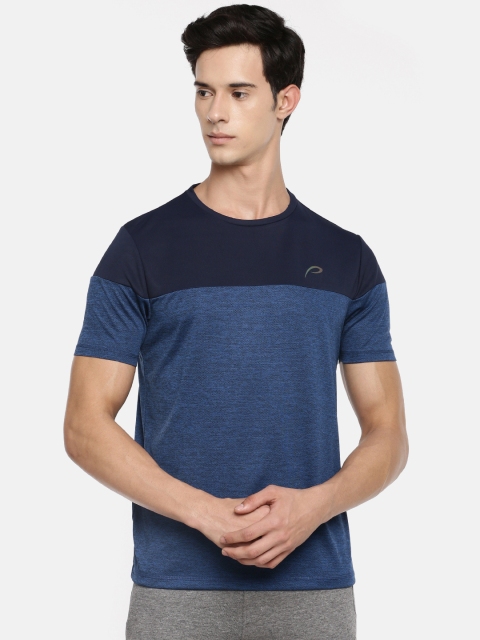 

Proline Active Men Teal Blue Self Design Round Neck T-shirt