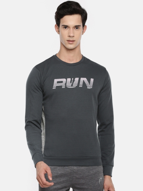 

Proline Active Men Grey Printed Sweatshirt