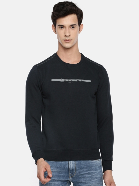 

Proline Active Men Navy Solid Sweatshirt, Navy blue