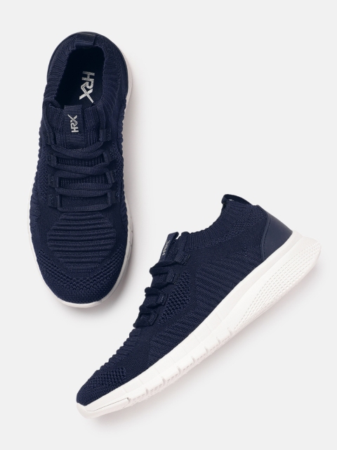 

HRX by Hrithik Roshan Women Navy Blue Wire Knit Running shoe