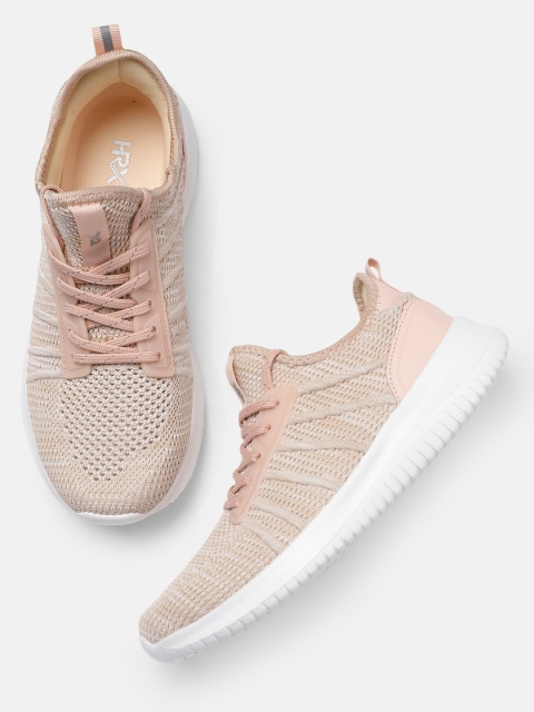 

HRX by Hrithik Roshan Pink Women Wire Knit Running shoe