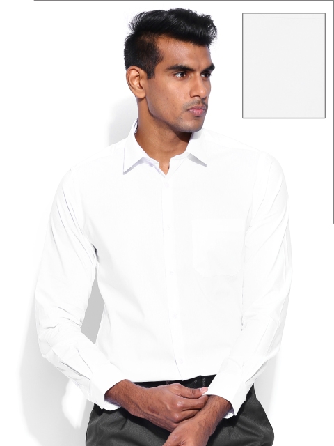 

Peter England White Slim Fit Formal Shirt
