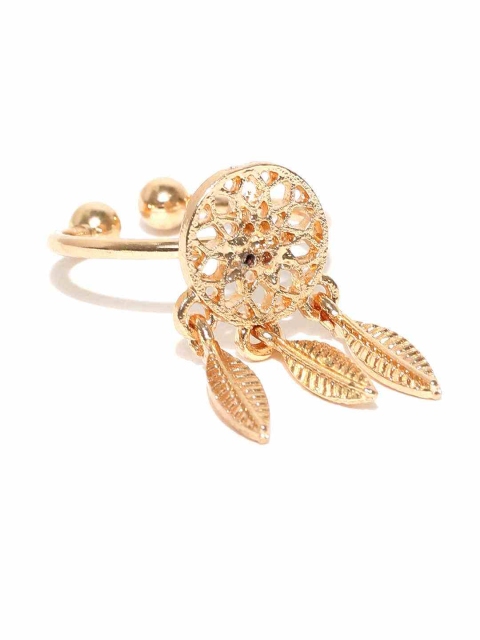 

Bellofox Women Gold-Plated Dream Catcher Adjustable Finger Ring