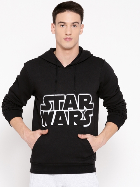 

ADIDAS Men Black Star Wars Printed Basketball Hooded Sweatshirt