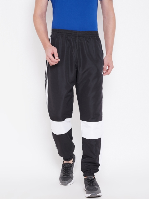 

ADIDAS Originals Black & White Colourblocked Asymm Joggers