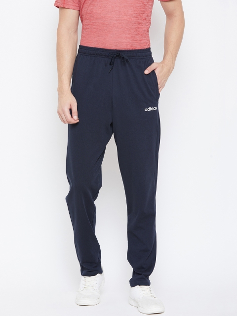 

ADIDAS Men Navy Blue Essential Plain SJ Track Pants