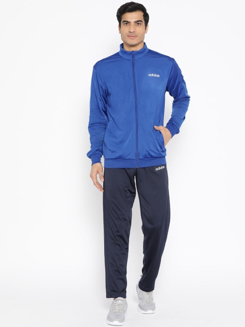 

ADIDAS Men Blue Solid MTS Basics Tracksuit
