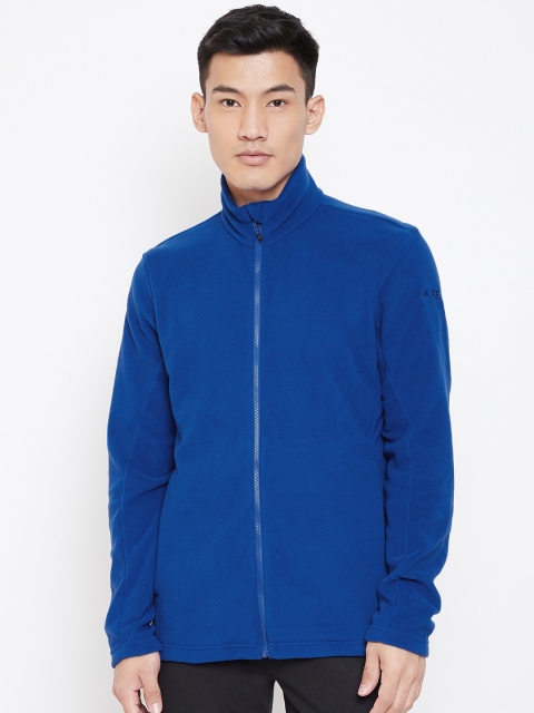

ADIDAS Men Blue Solid Terrex Tivid Fleece Sweatshirt