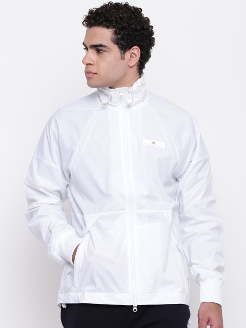 

ADIDAS By Stella McCartney Men White Solid Tennis Court Parley Jacket