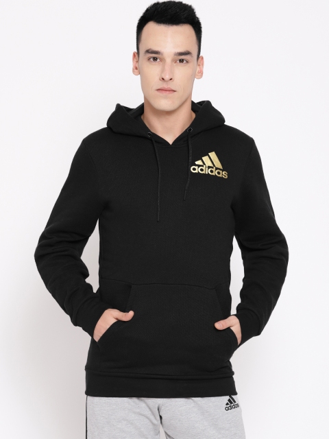 

ADIDAS Men Black SID PO Hooded Sweatshirt