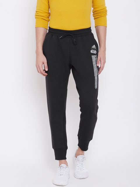

ADIDAS Men Black Printed Detail Basketball Star Wars Lightsaber Joggers