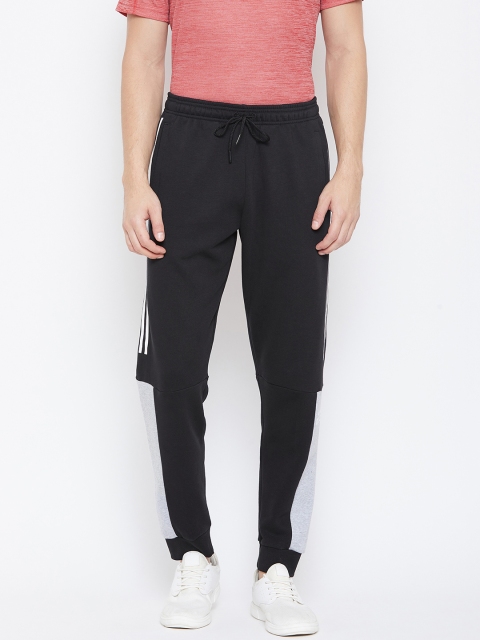 

ADIDAS Men Black SID Brnd Colourblocked Track Pants