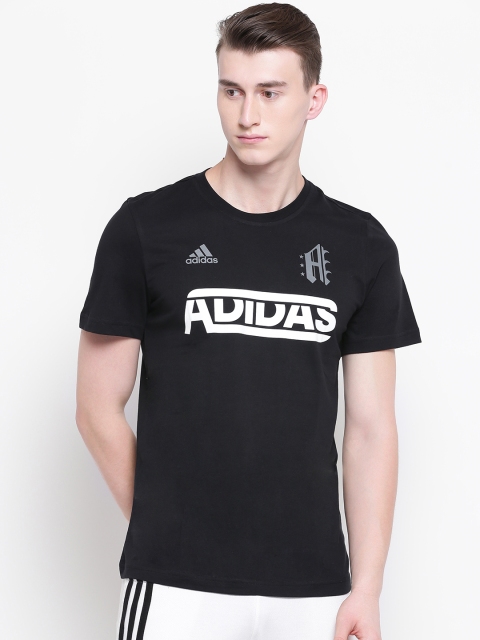

ADIDAS Men Black Printed Sport ID Jersey