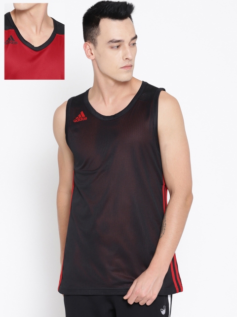 

ADIDAS Men Black & Red 3G Speed Reversible Jersey