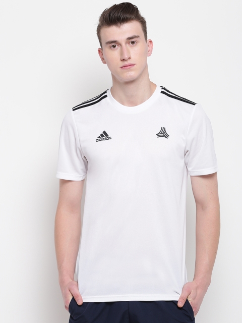 

ADIDAS Men White Solid TAN Matchwear Football Jersey